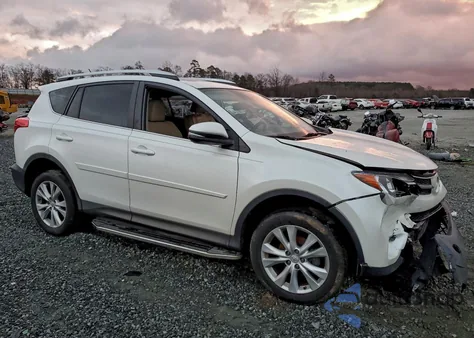 2014 Toyota Rav4 Limited from USA, damaged, VIN 2T3YFREV8EW115877